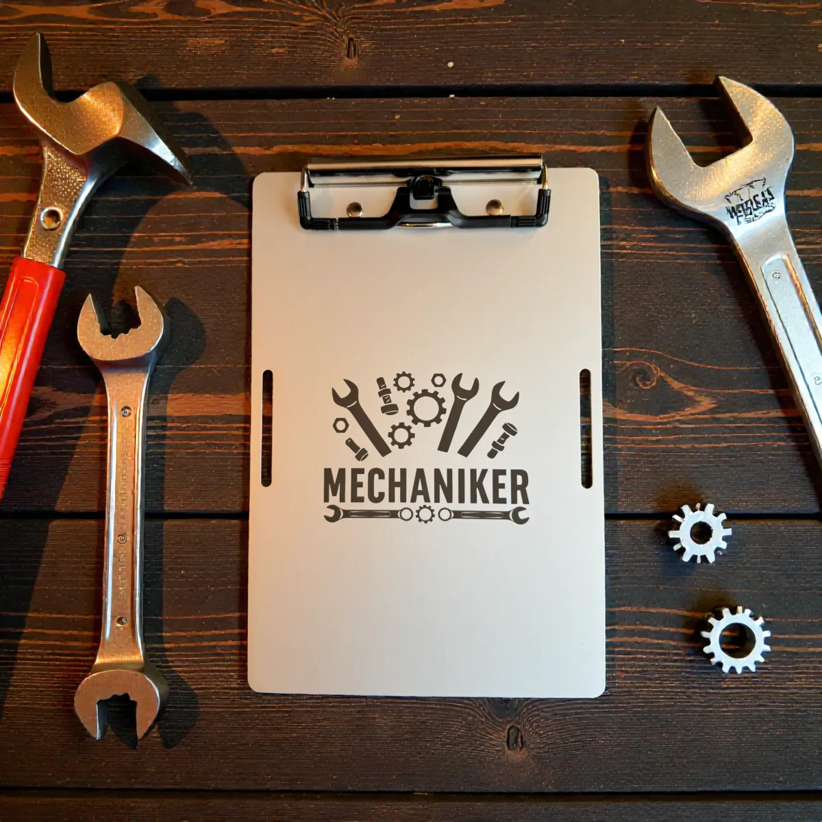 Aluminium Klemmbrett A5 Mechaniker