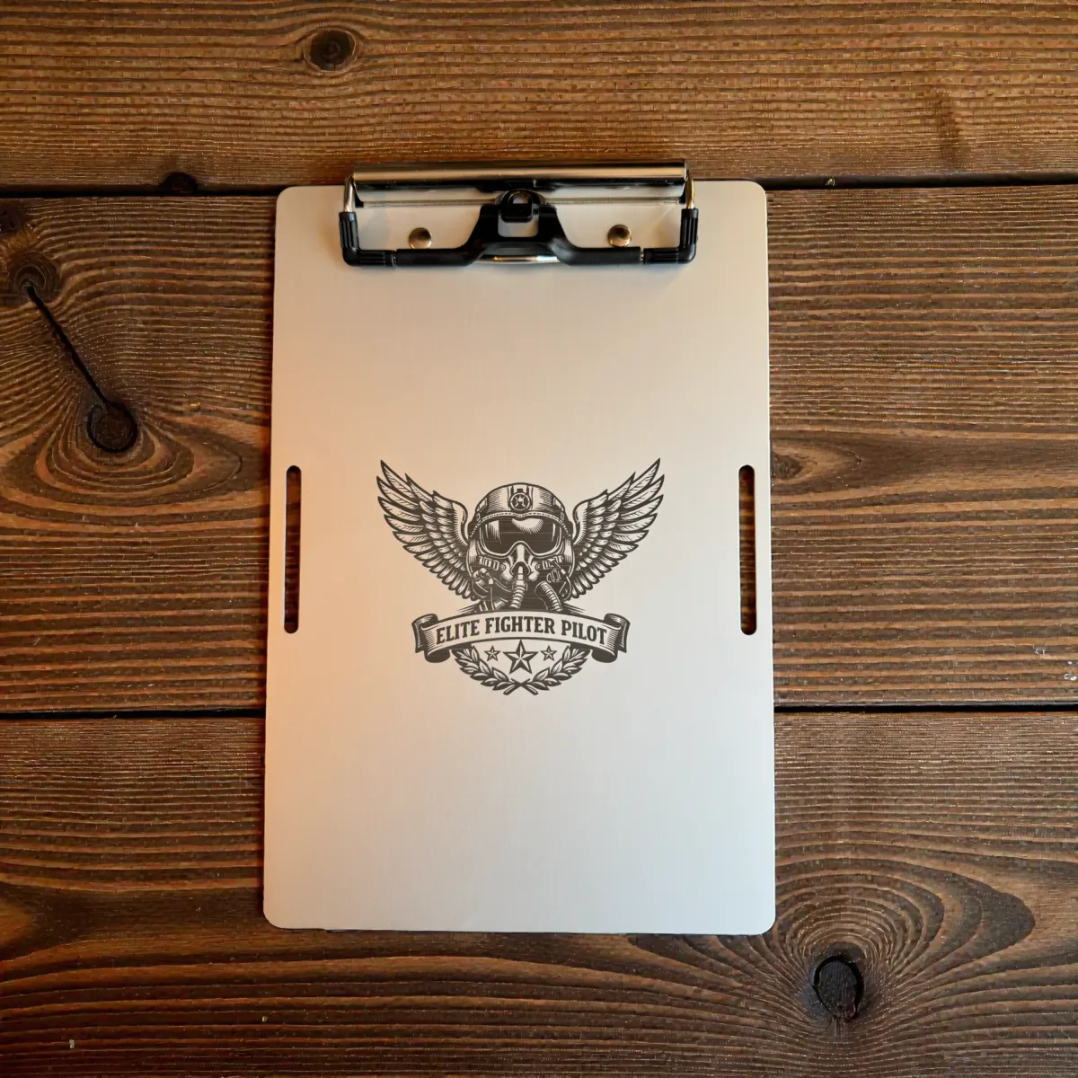 Elite Fighter Pilot Alüminyum Clipboard