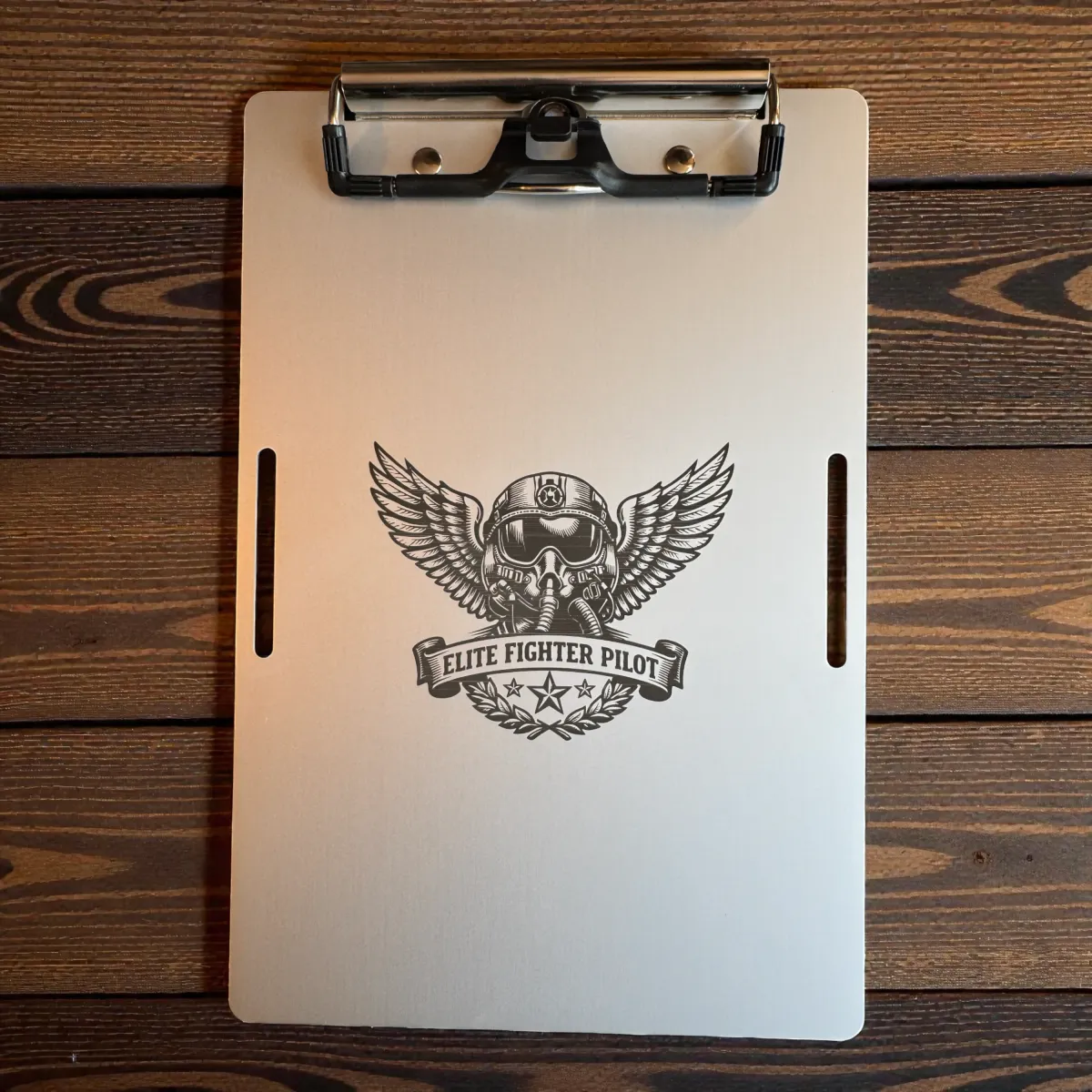 Elite Fighter Pilot Alüminyum Clipboard