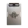 Aluminium Klemmbrett A5 Pilot Skull
