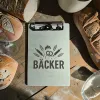 Clipboard in alluminio – Design Fornaio – A4 A5 A6