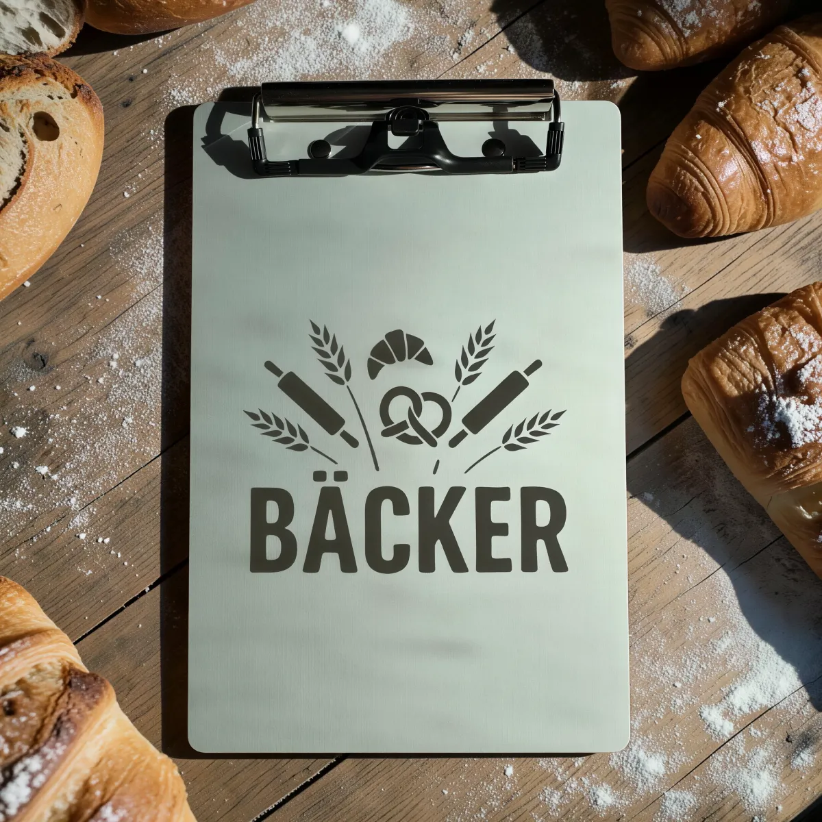 Clipboard in alluminio – Design Fornaio – A4 A5 A6