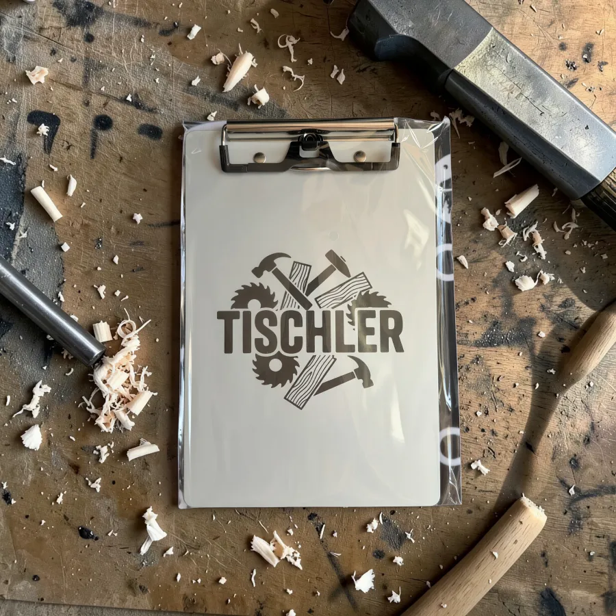 Aluminium-Klemmbrett A4/A5/A6 „Tischler“