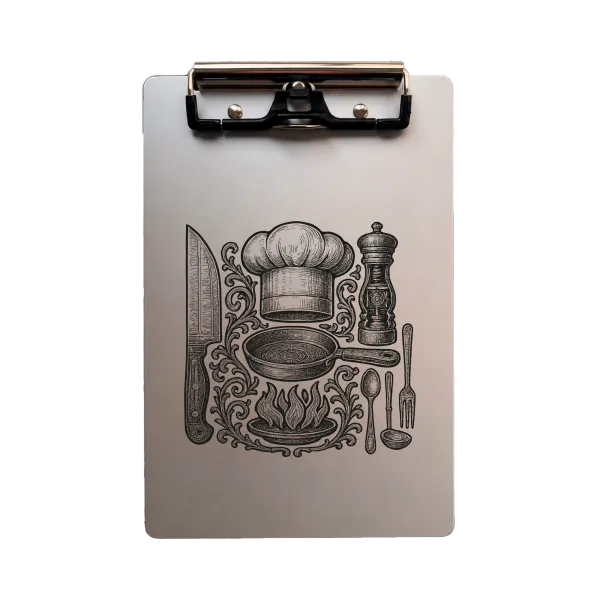 Aluminium-Klemmbrett A4/A5/A6 „Koch“