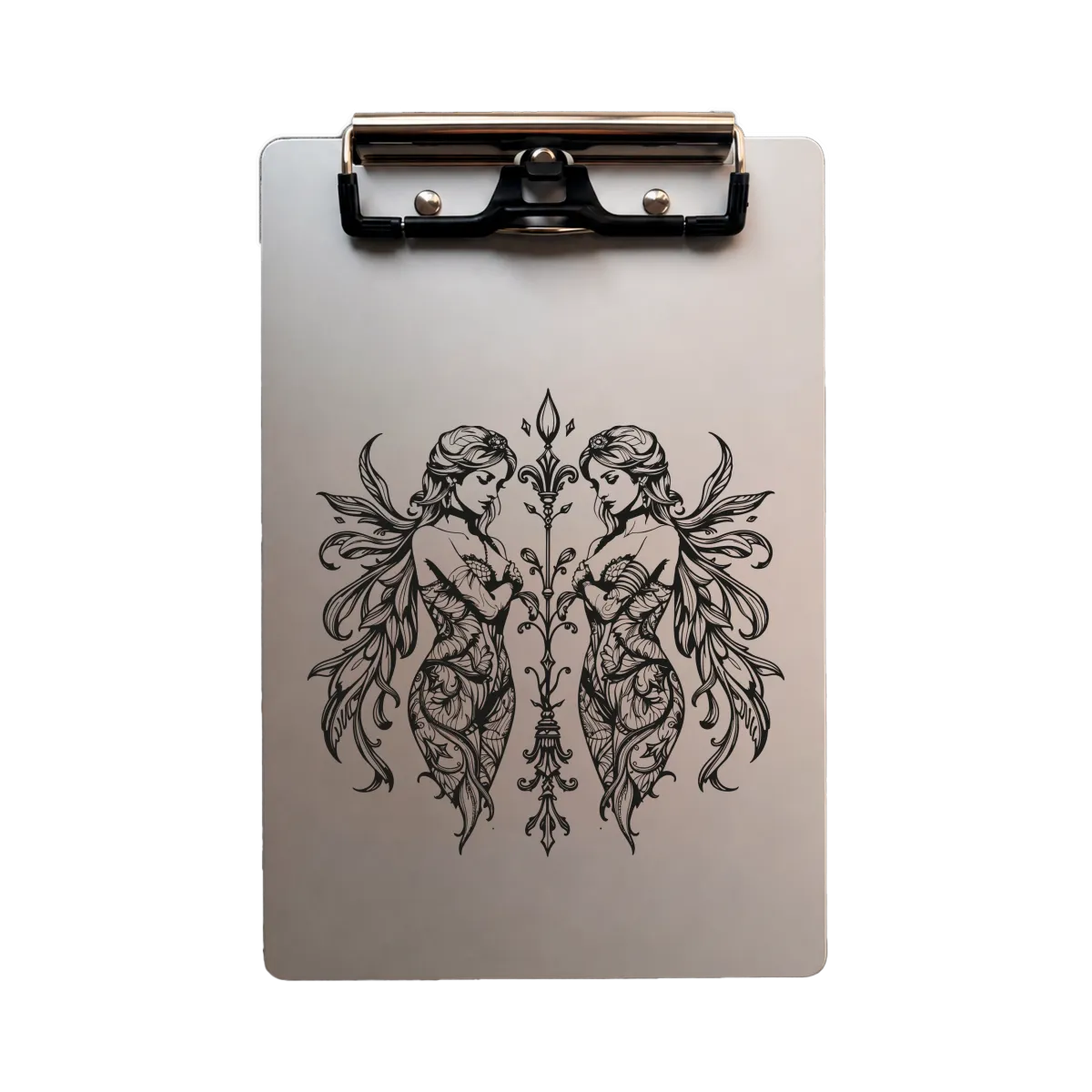 Aluminium Klemmbrett – Fantasy Elfen Motiv – A4 A5 A6