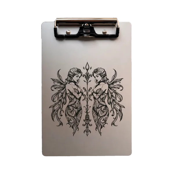 Aluminium-Klemmbrett A4/A5/A6 „Fantasy Elfen“