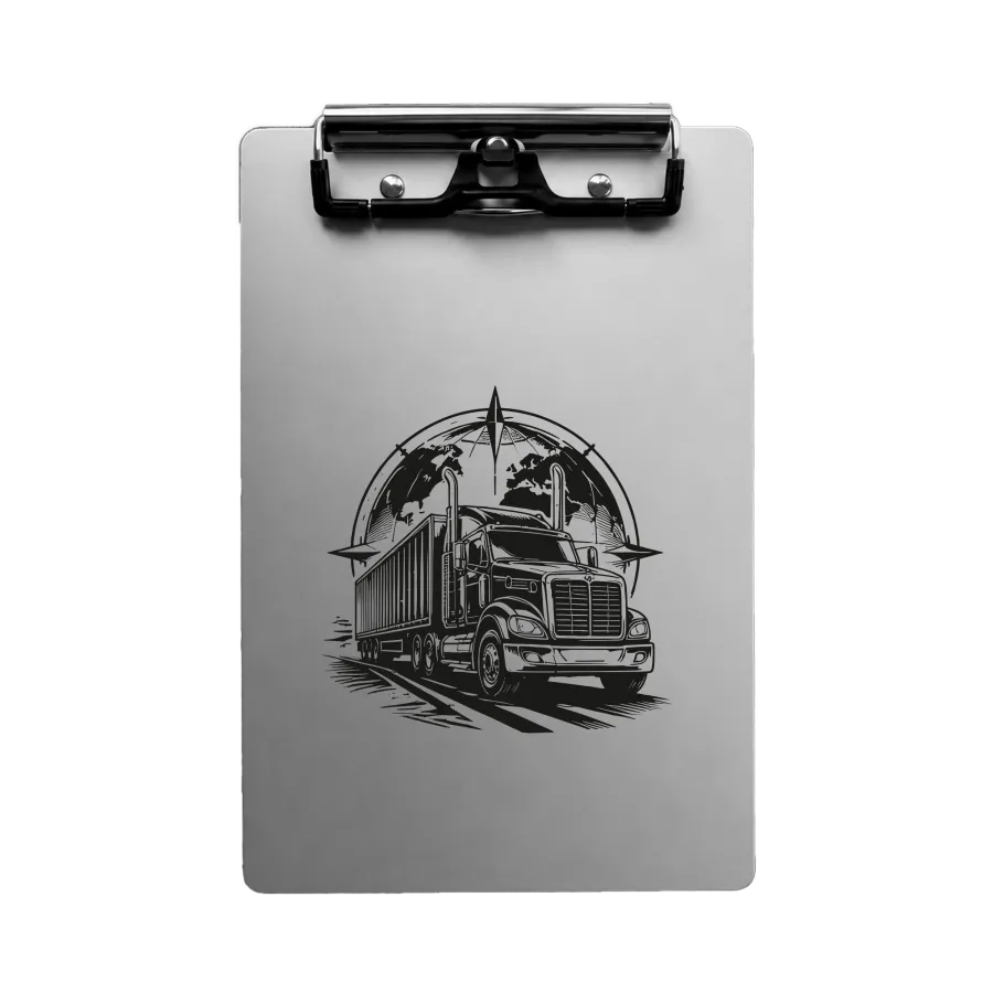 Aluminium-Klemmbrett A4/A5/A6 „LKW Fahrer“