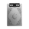 Aluminium Klemmbrett – Mond & Blumen Motiv – A4 A5 A6