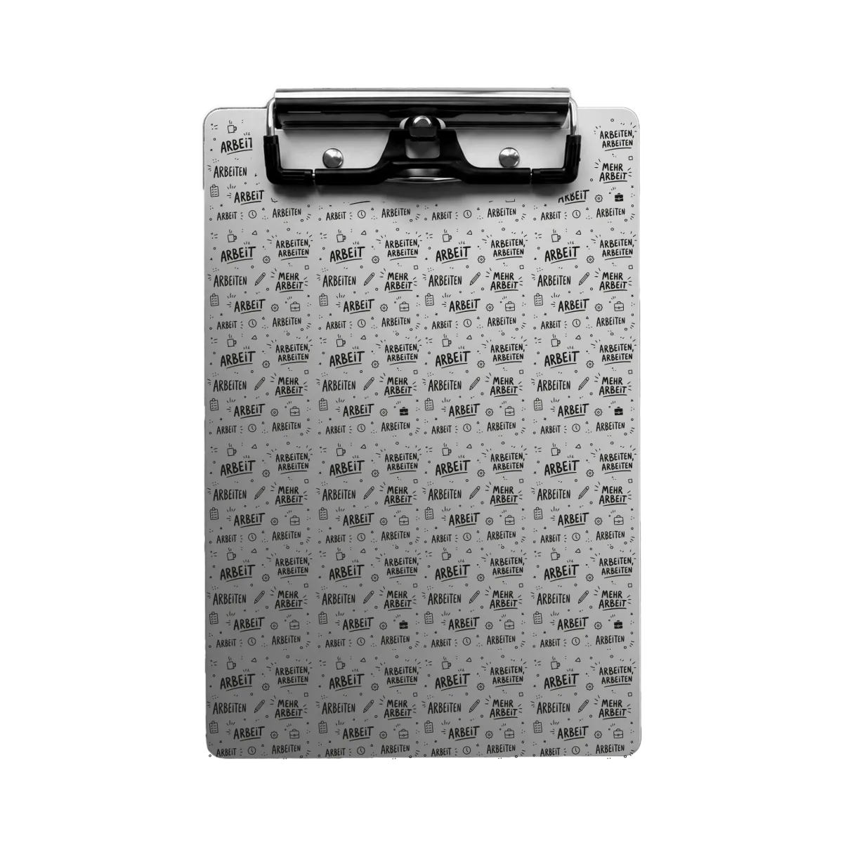 Aluminium Klemmbrett – Arbeiten Pattern Design – A4 A5 A6