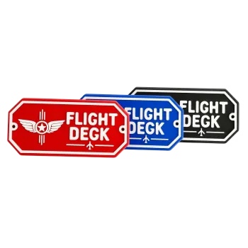 3D-Kunststoffschild "Flight Deck"