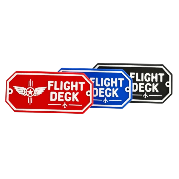 3D-Kunststoffschild "Flight Deck"