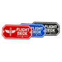 Cartel plástico 3D "Flight Deck"