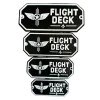 3D-Kunststoffschild "Flight Deck"