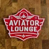 3D plastová cedule "Aviator Lounge" – dekorativní cedule pro piloty