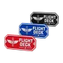 Cartel plástico 3D "Flight Deck" – superficie acanalada