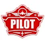 3D-Kunststoffschild „Pilot“ Rot – geriffelte Oberfläche