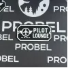 3D-Kunststoffschild "Pilot Lounge" – geriffelte Oberfläche