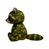 Plüschspielzeug "Camo Waschbär", grüne Tarnung