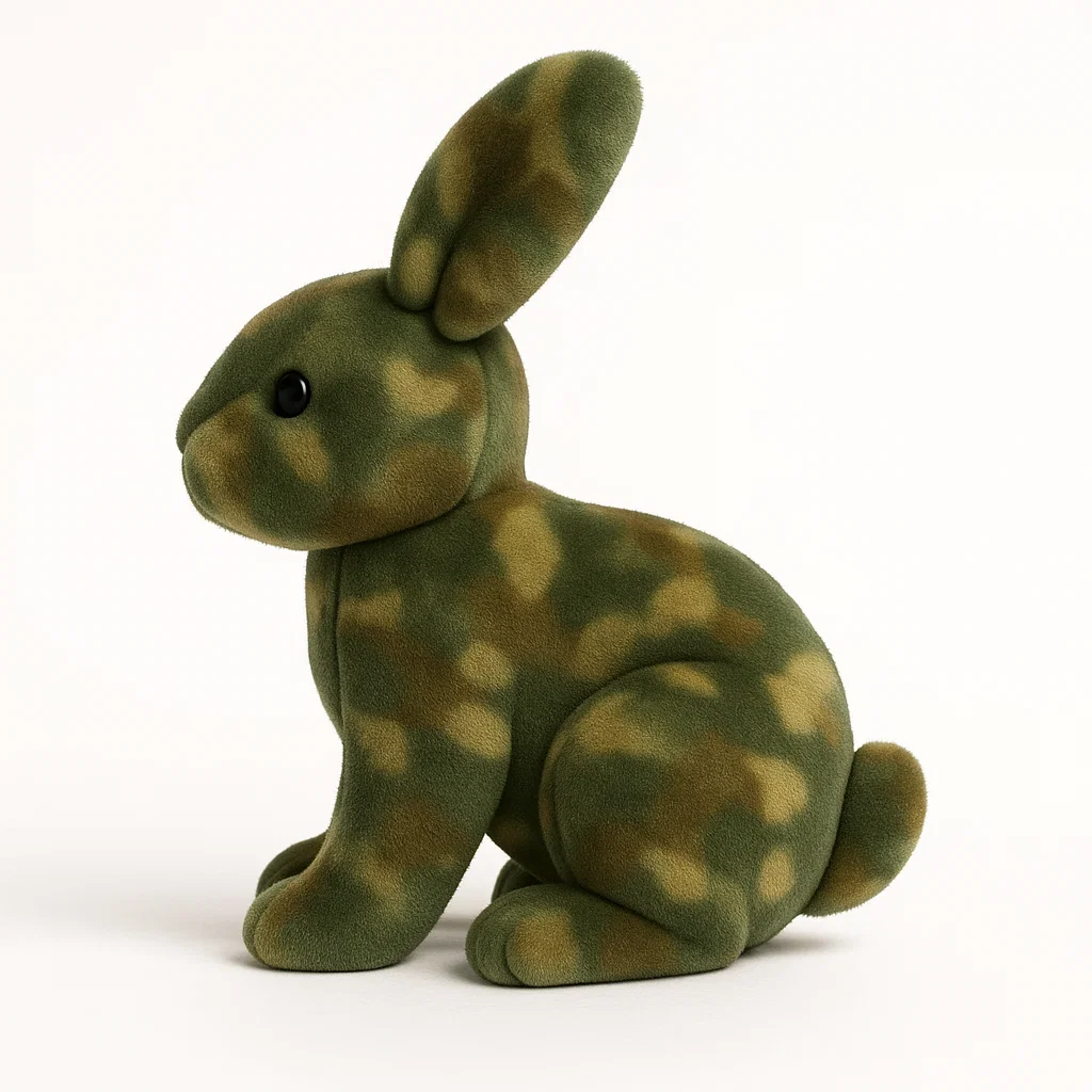Plüschspielzeug "Camo Hase", grüne Tarnung