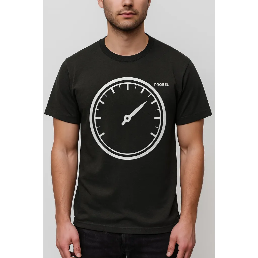 T-Shirt "Aviation Gauge", Dunkelgrau