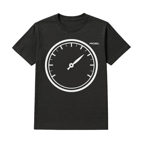 T-Shirt "Aviation Gauge", Dunkelgrau