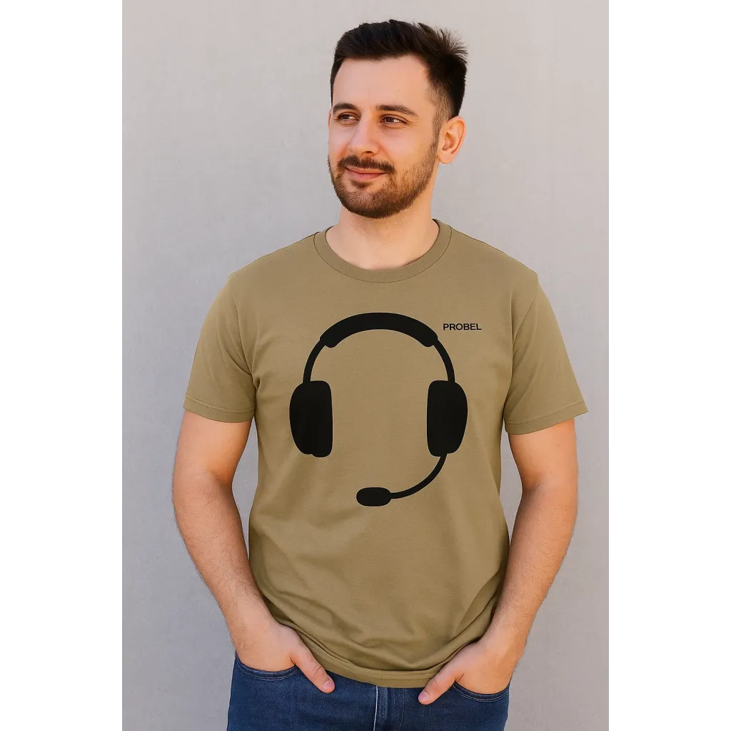 T-Shirt "Aviation Headset", Olive