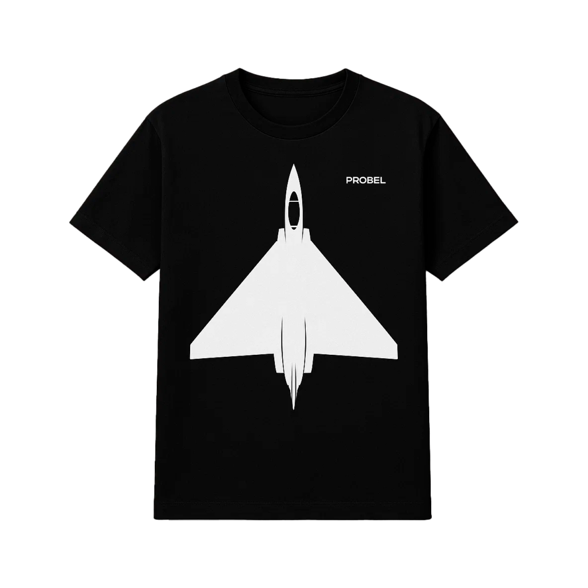 T-Shirt "Jet Silhouette", Schwarz