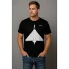 T-Shirt "Jet Silhouette", Schwarz