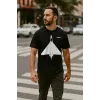 T-Shirt "Jet Silhouette", Schwarz