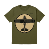 T-Shirt "Propellerflugzeug Vintage", oliv