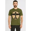 T-Shirt "Propellerflugzeug Vintage", oliv