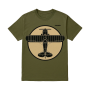 T-shirt "Avion à Hélice Vintage", olive