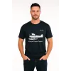 T-Shirt "Wasserflugzeug", Blau