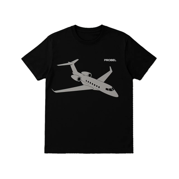 T-Shirt "Jet", Schwarz