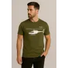 T-Shirt "Helicopter", Oliv
