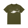 T-Shirt "Helicopter", Oliv