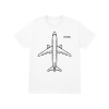 T-Shirt "Airliner", Weiß