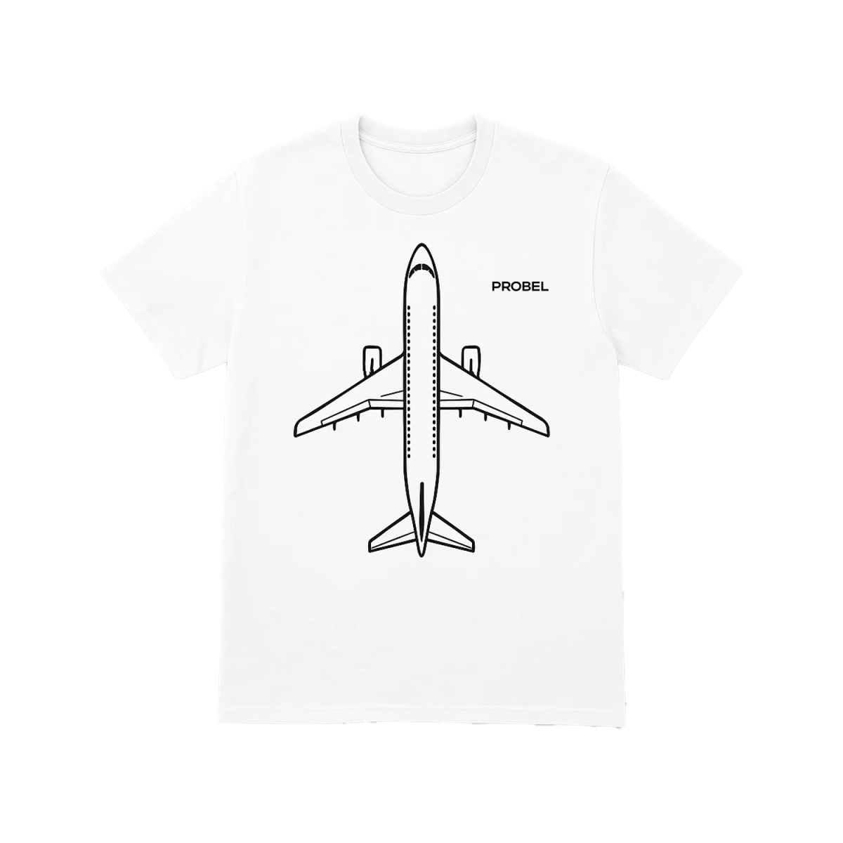 T-Shirt "Airliner", Weiß