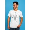 T-Shirt "Airliner", Weiß