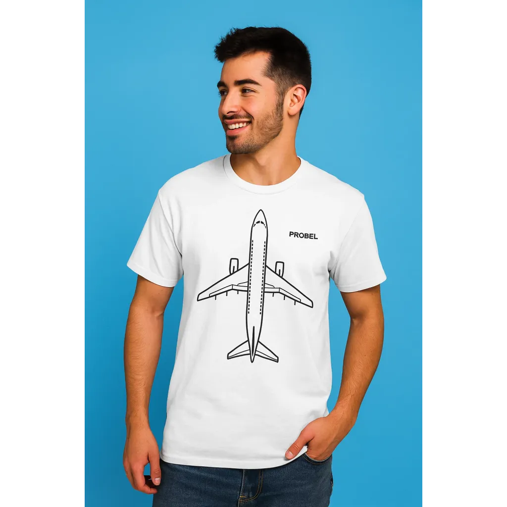 T-Shirt "Airliner", Weiß