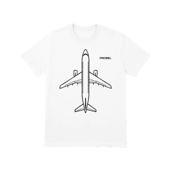 T-Shirt "Airliner", Weiß