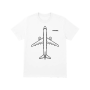 T-Shirt "Airliner", Weiß