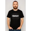 T-Shirt "Pilot Arcs", Schwarz (RUS)
