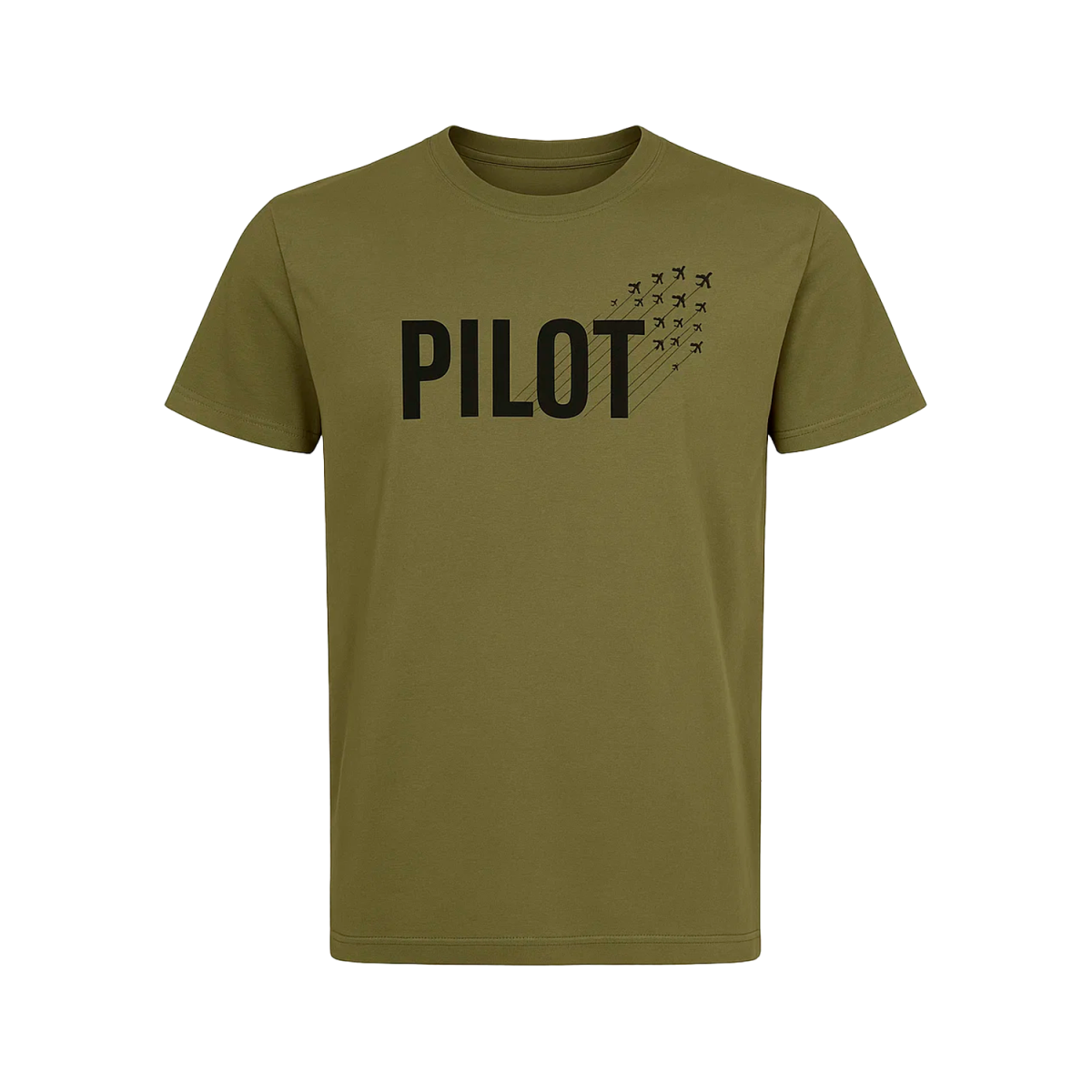 T-Shirt "Pilot Formation", Olive