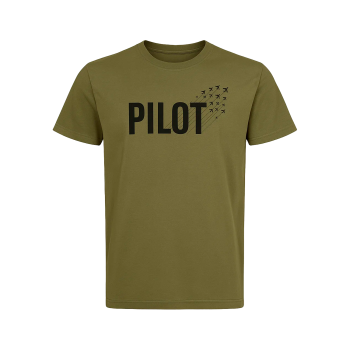 T-Shirt "Pilot Formation", Olive