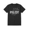 T-Shirt "Pilot Waves", Grau