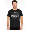T-Shirt "Pilot Waves", Grau