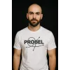 T-Shirt "Probel Flight Path", Weiß