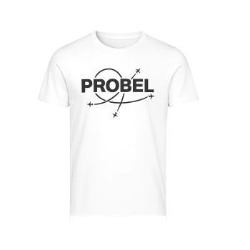 T-Shirt "Probel Flight Path", Weiß