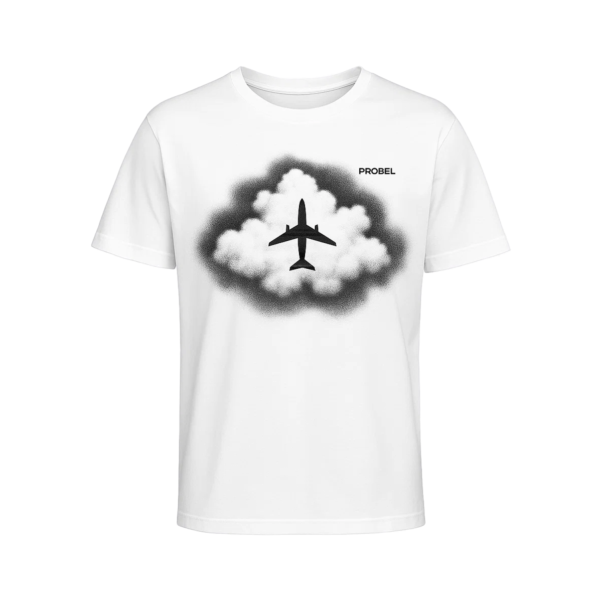 T-Shirt "Cloud Flight", Weiß